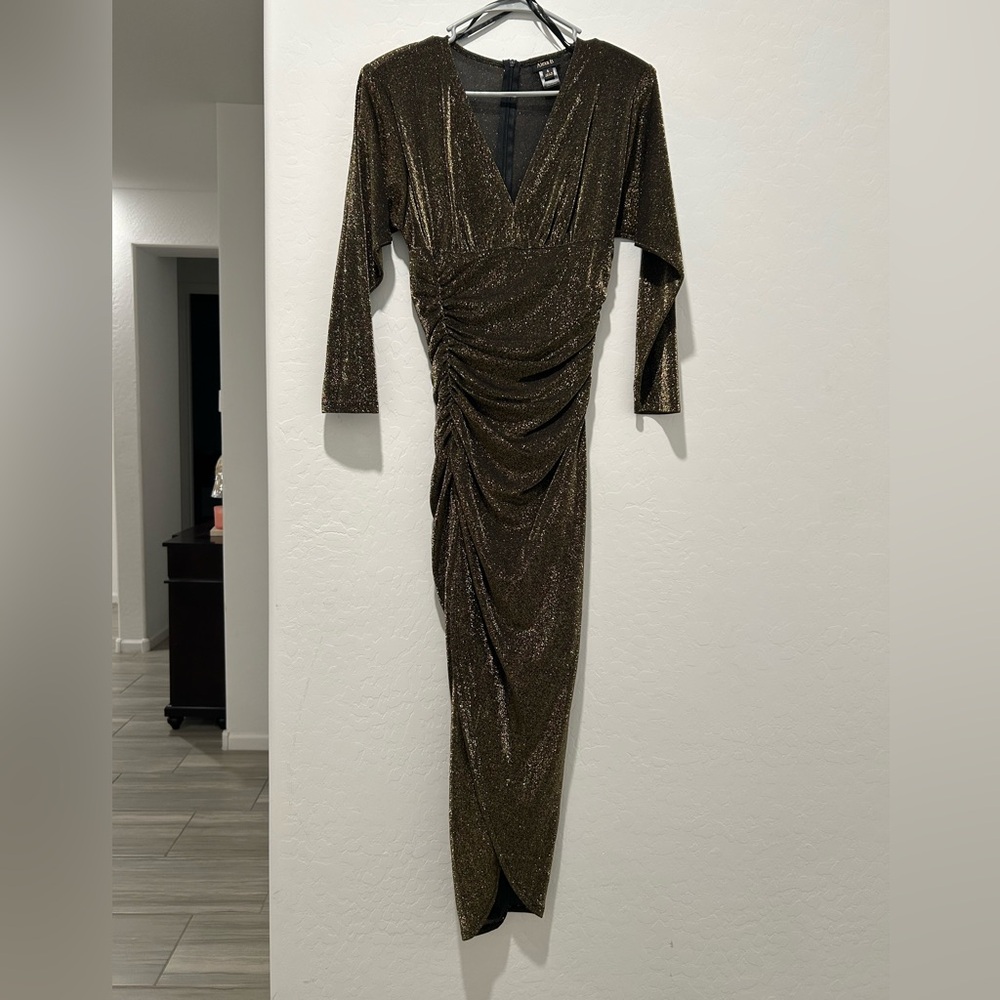Black/gold shimmery dress